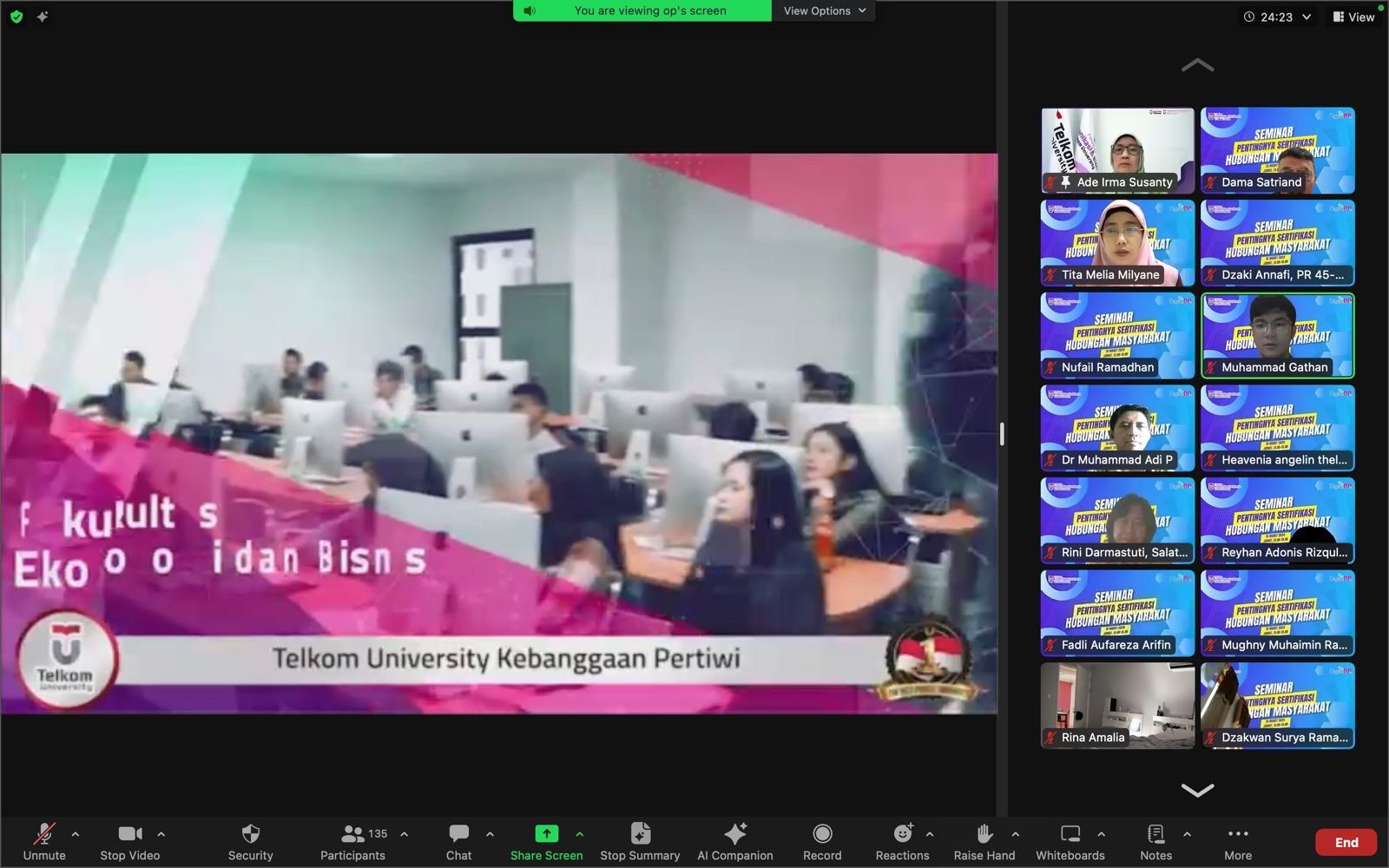 Seminar Sertifikasi DPR Tel-U,